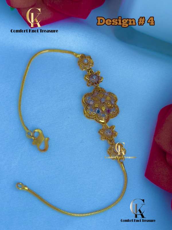 RP Real Polish Gold Look Bracelet | 24k Gold Plated - Image 3