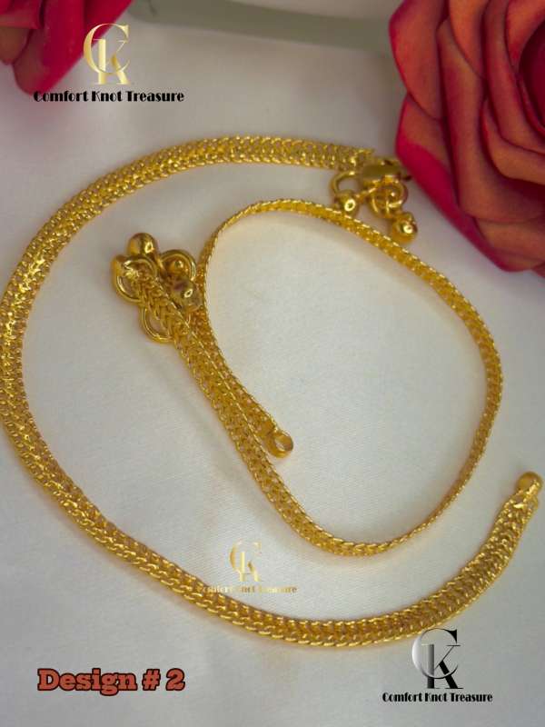 South Indian Anklets Pair | Daily Wear Anklets - Image 2