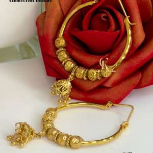 Small Size Bali Jhumki Earings | 24k gold plated | JHM