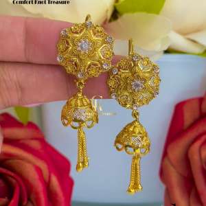 RP Gold Look Jhumki | 24k gold plated | JHM