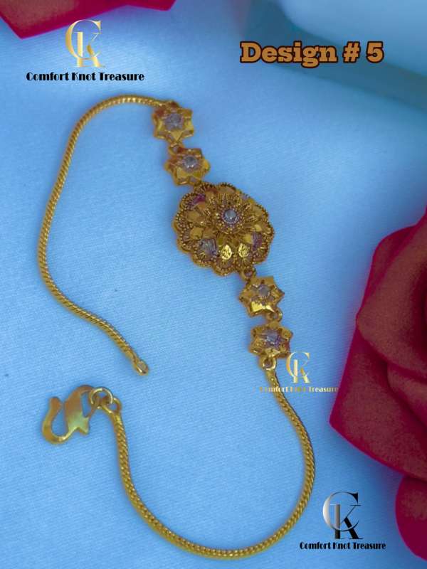 RP Real Polish Gold Look Bracelet | 24k Gold Plated - Image 4