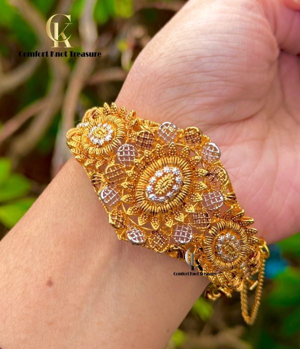 Openable Bracelet Kara | 24k gold plated hot - Image 2