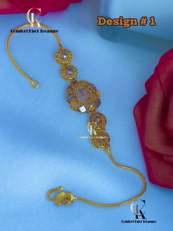 RP Real Polish Gold Look Bracelet | 24k Gold Plated - Image 5